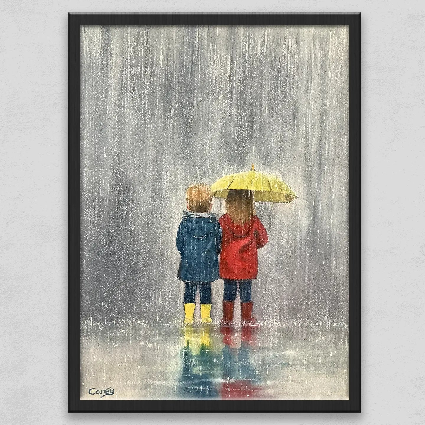 Rainy day, can I share the umbrella!