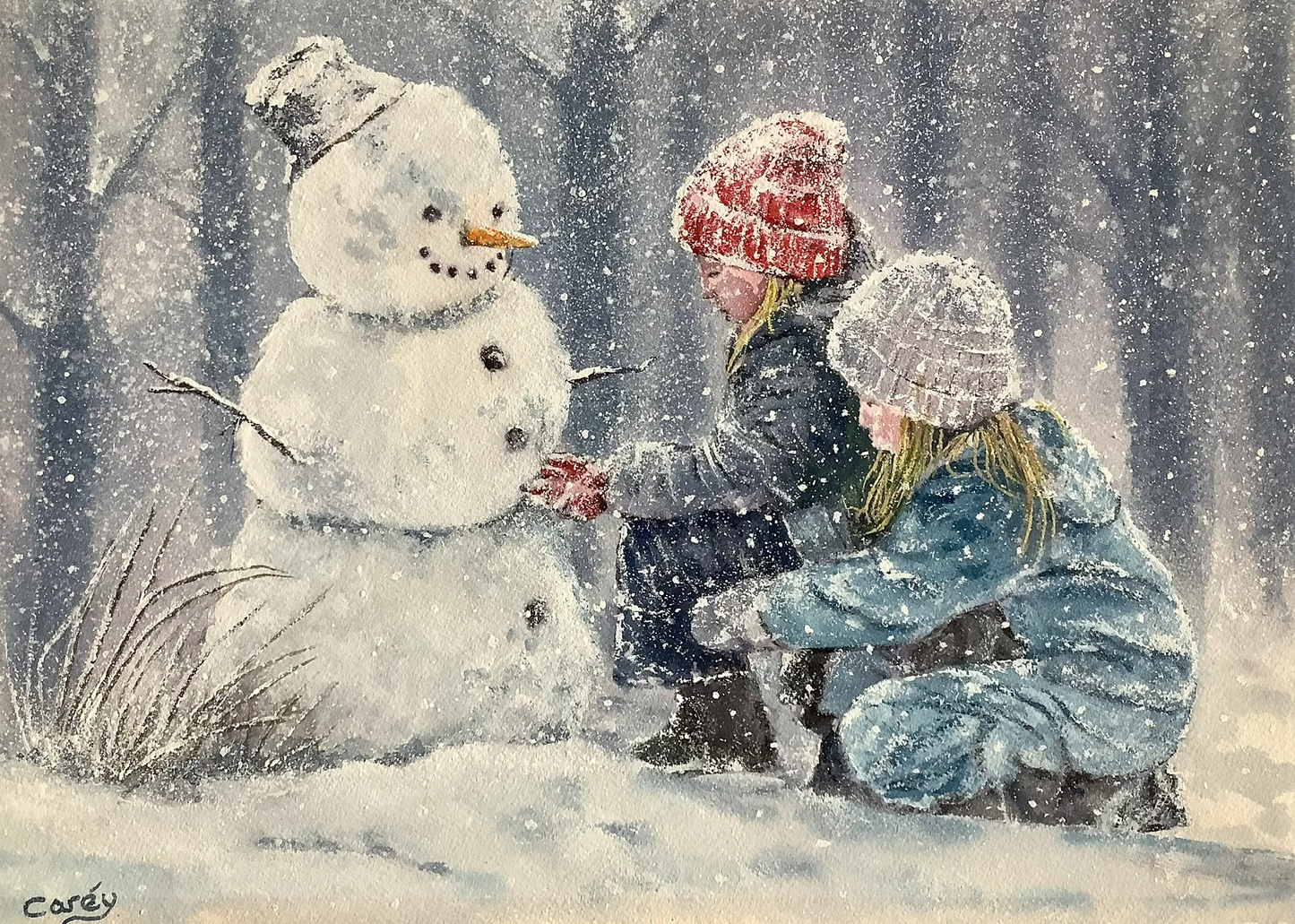 Sisters in the Snow