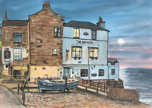 Sunset on Robin Hoods Bay