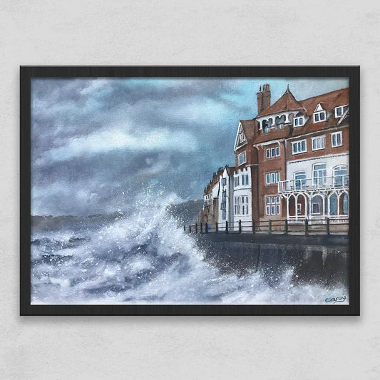 Crashing waves