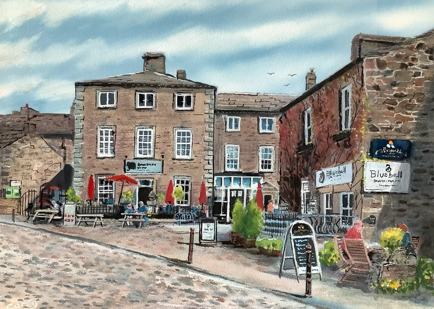 Grassington town centre