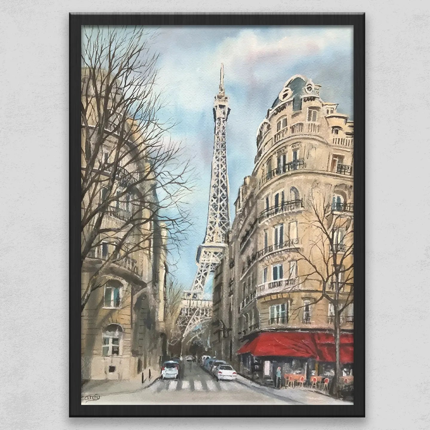 Paris city scene