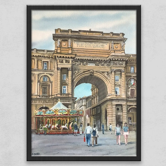 Florence Piazza della Repubblica