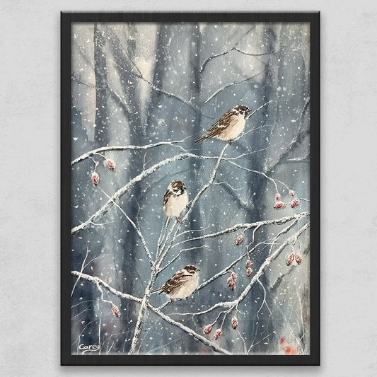 Sparrow’s in Winter