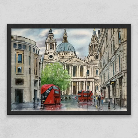 St Paul’s Cathedral after the rain