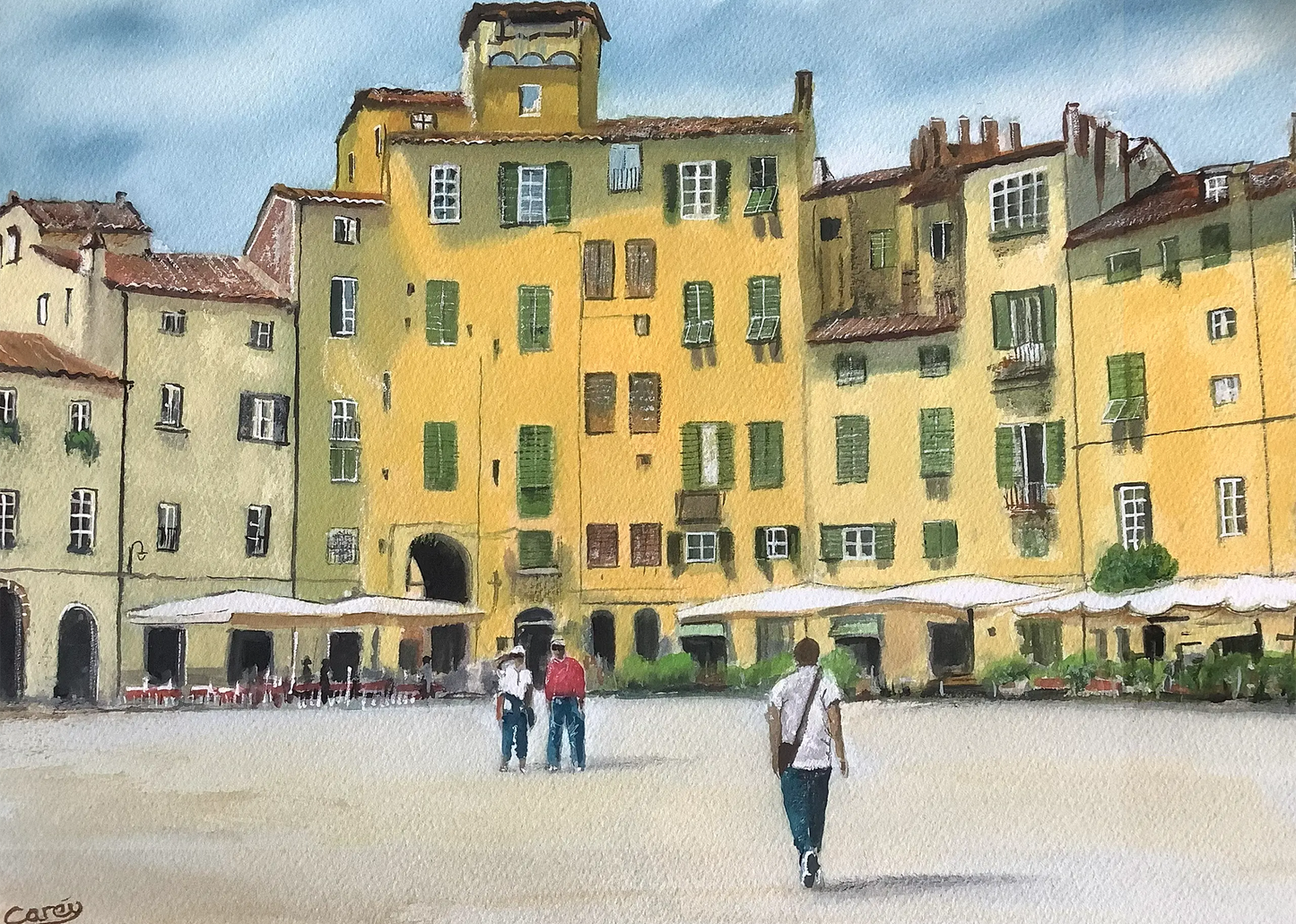 Yellow Houses